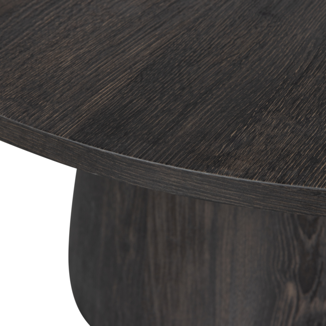 Woood Maan salontafel mdf donkerbruin 45xø60cm