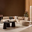 Woood Maan salontafel mdf donkerbruin 40xø80cm