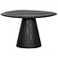 Woood Posture salontafel hout zwart ø70cm