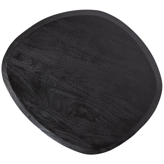 Woood Posture salontafel hout zwart ø70cm