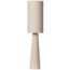 Woood Loft vloerlamp metaal/bouclé naturel 130xø30cm