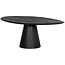 Woood Posture salontafel hout zwart ø120cm