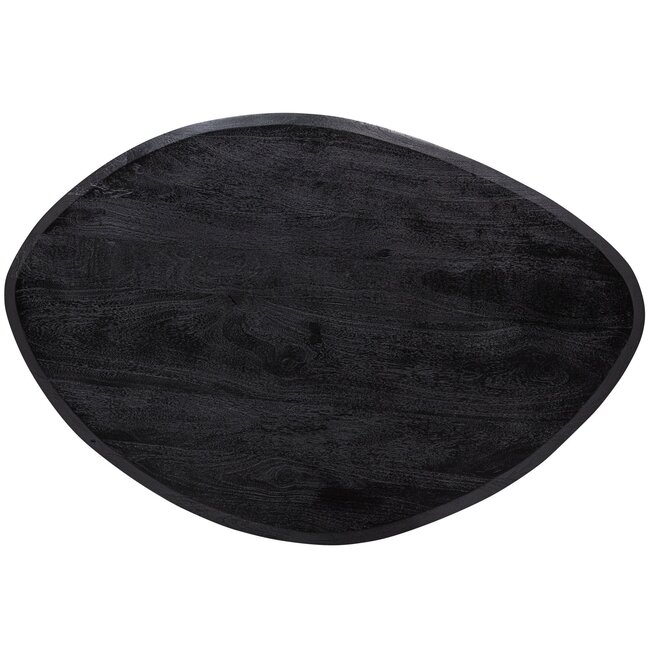 Woood Posture salontafel hout zwart ø120cm