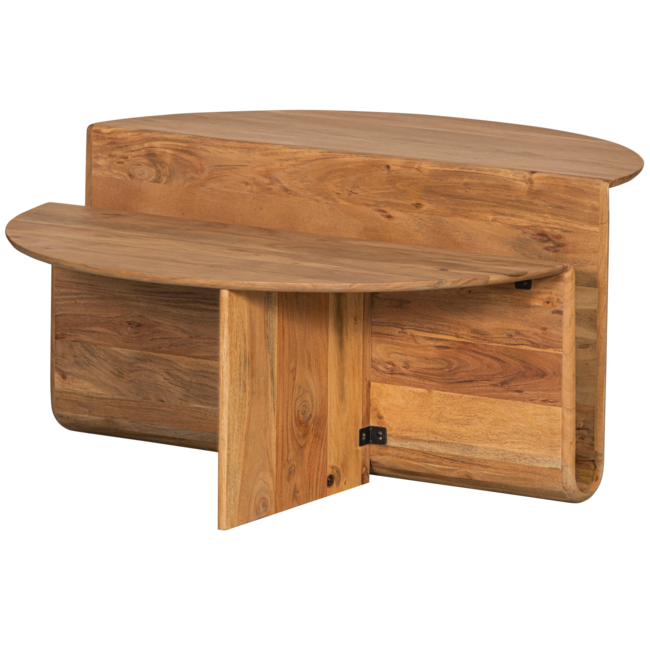 BePureHome Jaws salontafel hout naturel