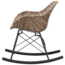 Woood Minka schommelstoel rattan naturel