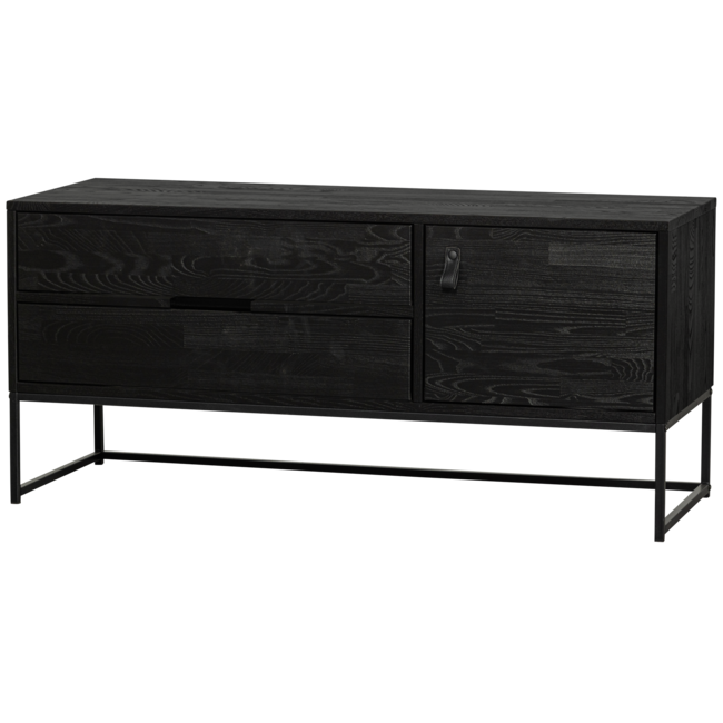 Woood Silas tv meubel 120cm essen blacknight [fsc]