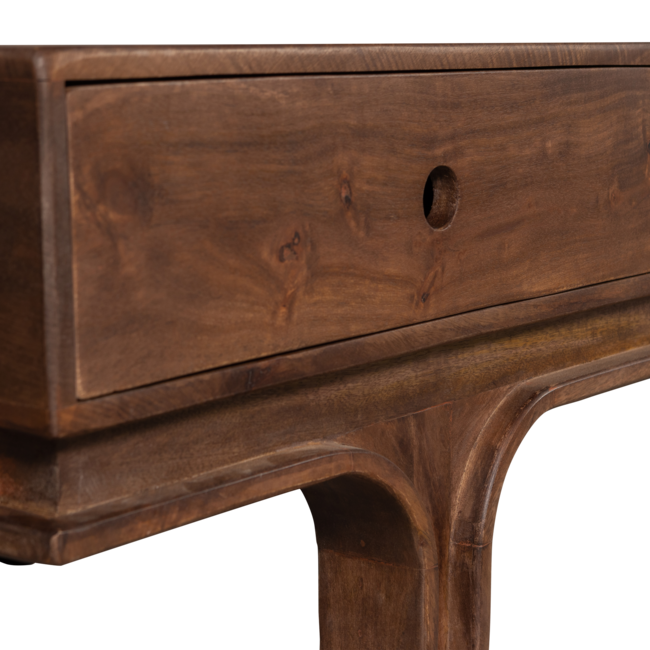 Woood Staes tv-meubel 3 lades mango hout walnoot