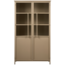 Woood Exhibit vitrinekast metaal khaki