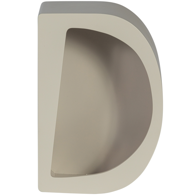 Woood Noam wanddeco halfrond hout dust 15x35x24cm