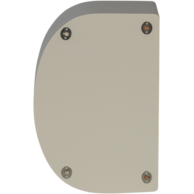 Woood Noam wanddeco halfrond hout dust 15x35x24cm