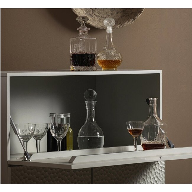 Woood Carved organic drankkast mist