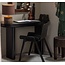 Woood Mael bureau/sidetable fineer zwart