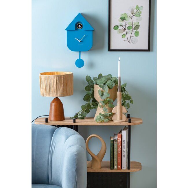 Karlsson Klok Modern Cuckoo Helder Blauw
