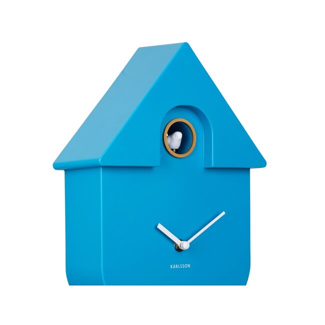 Karlsson Klok Modern Cuckoo Helder Blauw