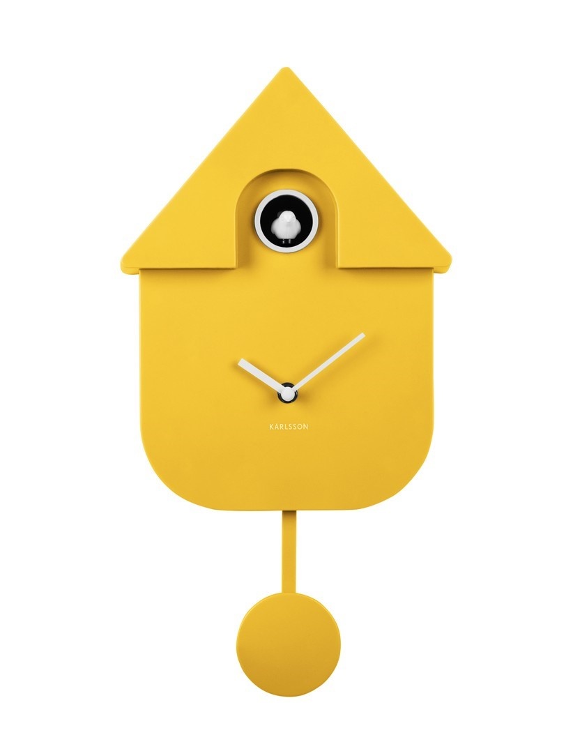 Koekoeksklok Modern Cuckoo ABS - Wit - 41×8,5×21,5cm
