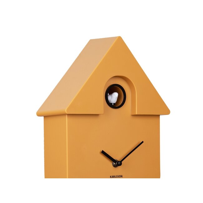Karlsson Klok Modern Cuckoo okergeel