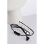 Light en Living Lampvoet 22,5x14,5x39 cm GANDORO keramiek mat crème