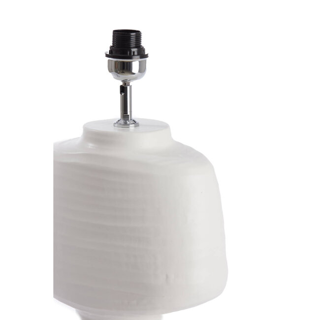 Light en Living Lampvoet 22,5x14,5x39 cm GANDORO keramiek mat crème