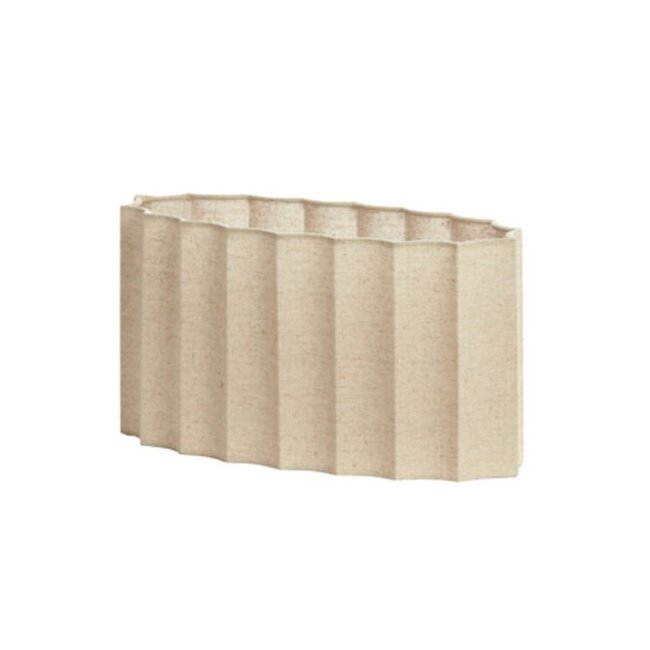 Light en Living Kap ovaal recht smal 38-17,5-19 cm DISLI naturel