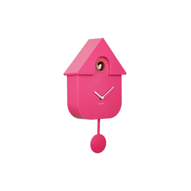 Karlsson Klok Modern Cuckoo Helder Roze