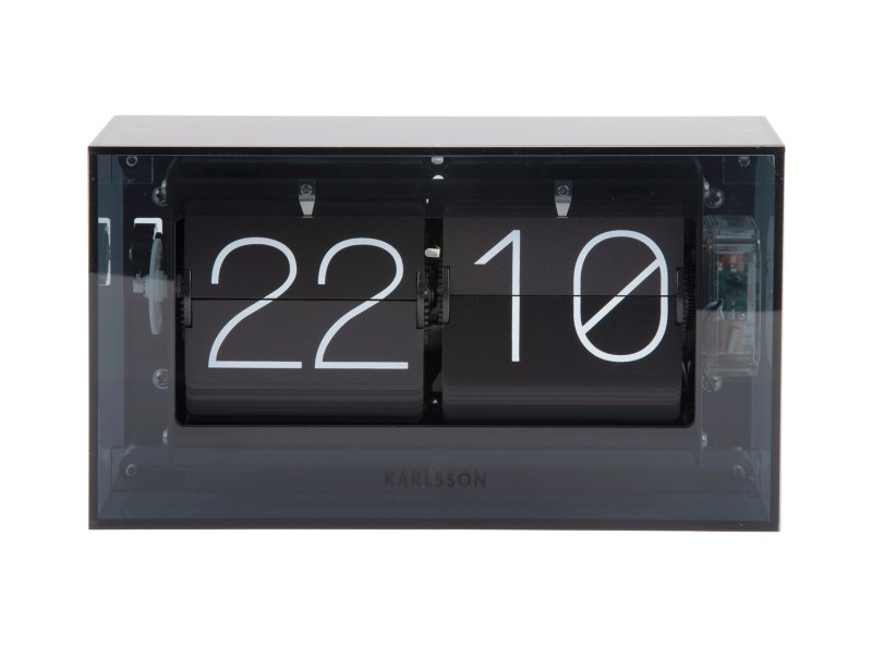 Réveil plastique brun 17,5x12x4,5cm ALARM CLOCK | Maisons du Monde