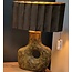 Light & Living Kap ovaal recht smal 38­-17,5-­19 cm DISLI velvet donker bruin