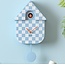 Karlsson Klok Modern Cuckoo Checker zacht blauw