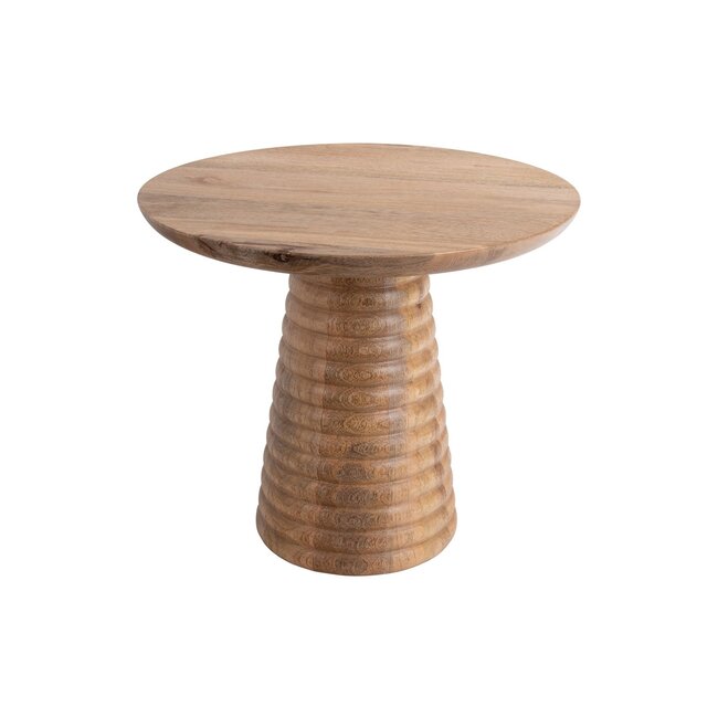 Leitmotiv Bijzettafel Force Striped Base mango