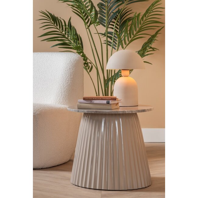 Leitmotiv Salontafel Luscious Con zand bruin