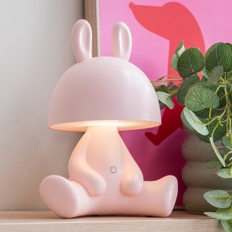 Leitmotiv Tafellamp Bunny zacht roze