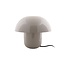 Leitmotiv Tafellamp Fat Mushroom warm grijs