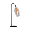 Light & Living Tafellamp 35x20x51,5 cm LUKARO glas  smoke+mat zwart