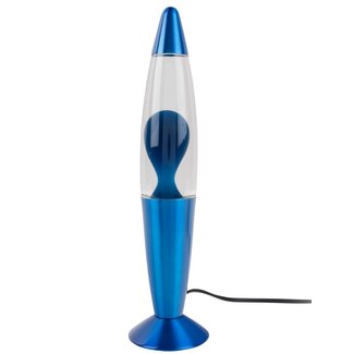 Leitmotiv Tafellamp Funky Rocket Lava blauw