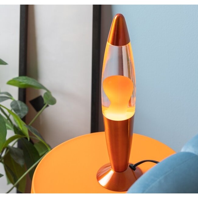 Leitmotiv Tafellamp Funky Rocket Lava oranje