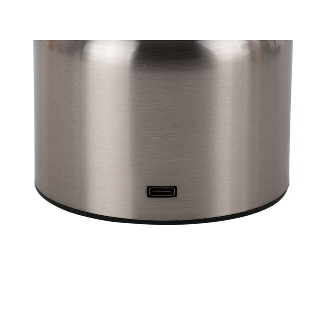 Leitmotiv Tafellamp Impetu Nikkel LED