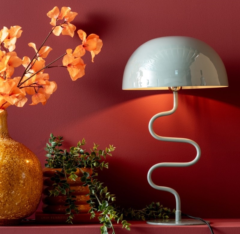 Tafellamp Twist zacht blauw - Gratis thuisbezorgd - De Woon Winkel