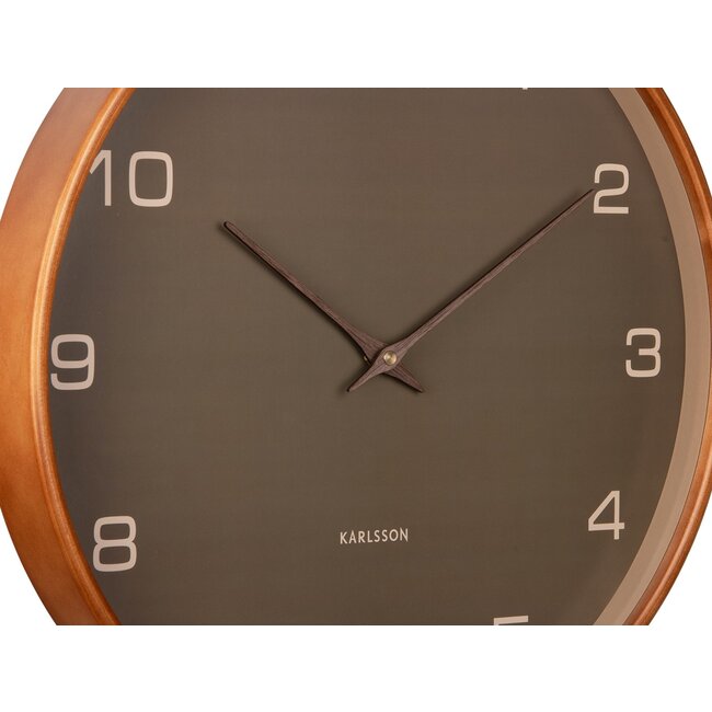 Karlsson Wandklok Acento mosgroen