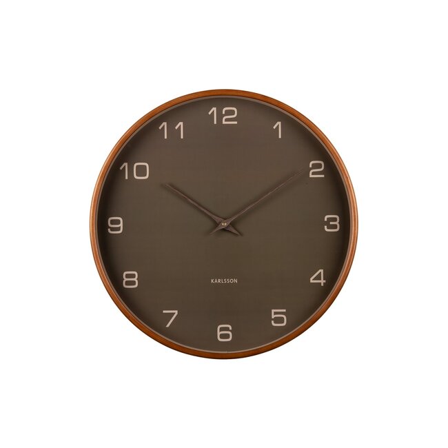 Karlsson Wandklok Acento mosgroen