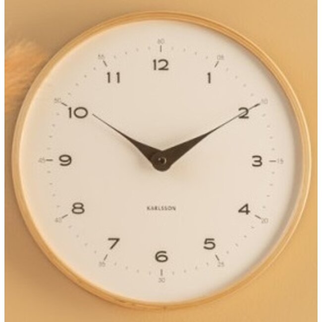Karlsson Wandklok Osado Dome wit