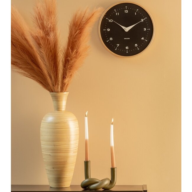 Karlsson Wandklok Osado Dome zwart