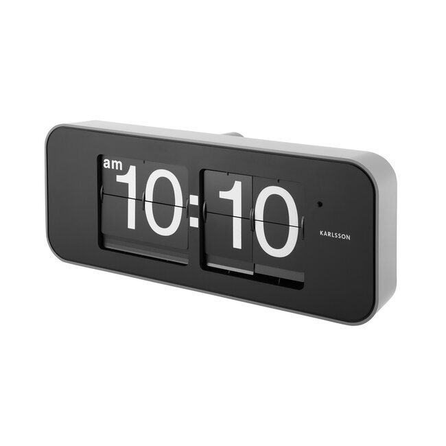 Karlsson Wandklok Wide Flip wit