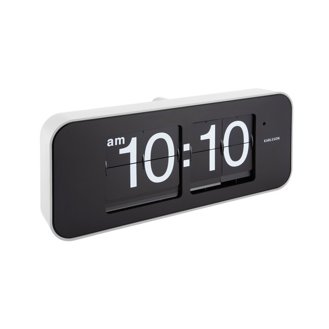Karlsson Wandklok Wide Flip wit