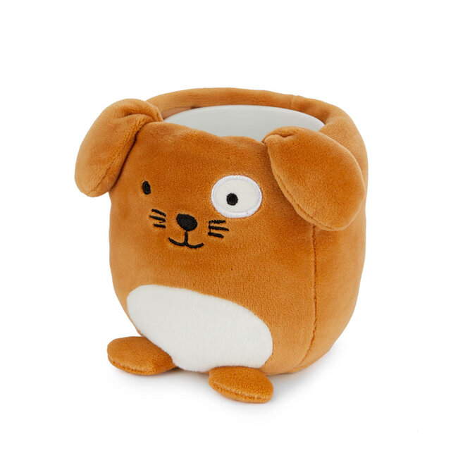 Balvi Pennenbakje Fluffy Woof velvet Bruin