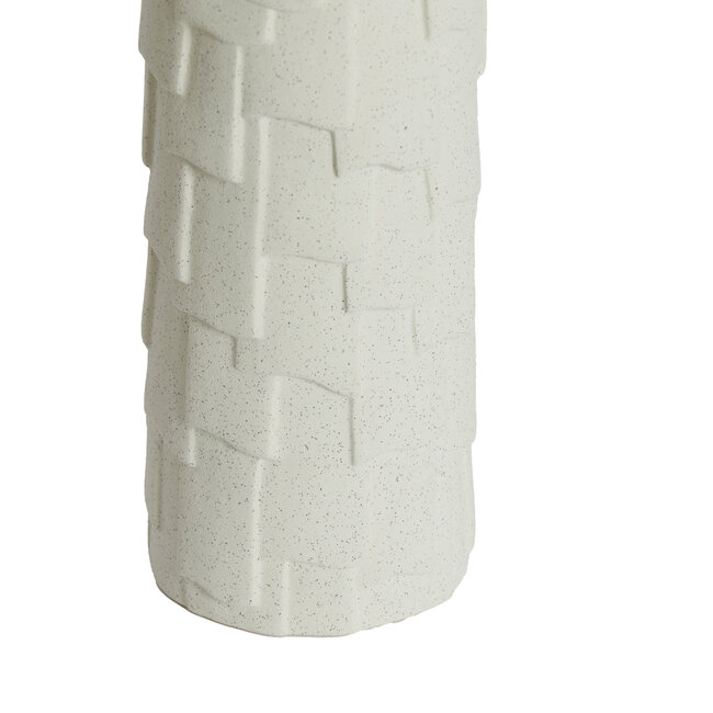 Light en Living Vaas deco Ø14x34,5 cm LEIMA keramiek  mat crème