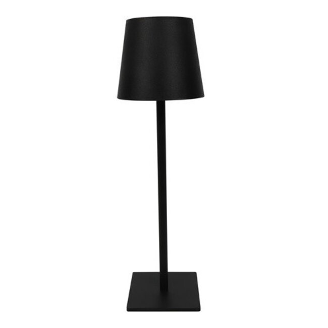 Countryfield Tafellamp met kap LED Touch zwart
