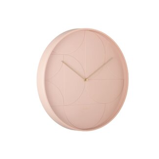 Karlsson Wandklok Echelon Circular Roze