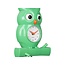 Karlsson Wandklok Owl Pendulum groen