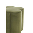 Light en Living Poef 38x38x45 cm NALANI olijf groen