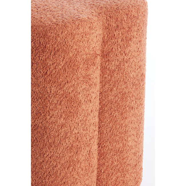 Light en Living Poef 38x38x45 cm NALANI terra