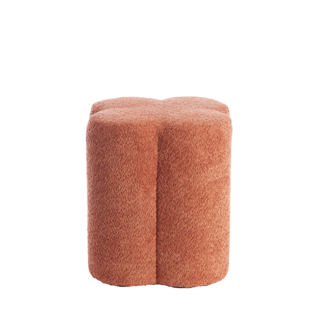 Light en Living Poef 38x38x45 cm NALANI terra